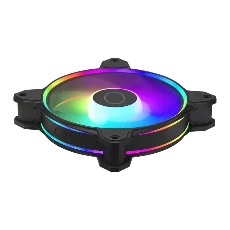 (image for) CoolerMaster MF120 Halo2 120mm Black ARGB Fan 3-Pack